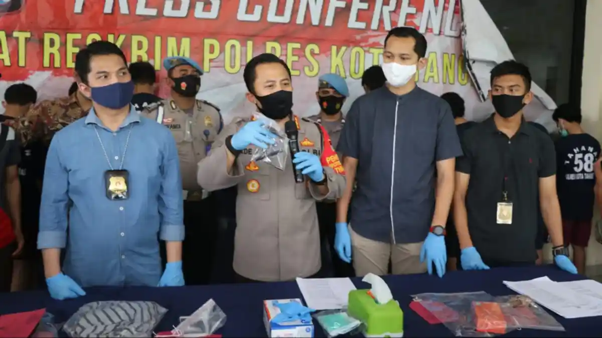 Polresta Tangerang Ciduk Komplotan Pencuri Motor, Begini Modusnya