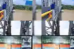 Lampu Navigasi dan Sensor Monitoring di Jembatan Mahakam Dipasang, Lalu Lintas Kapal Dipantau Ketat