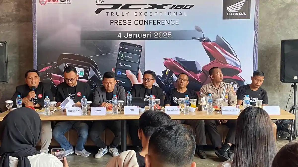 New Honda PCX 160 Skutik Berkelas, Honda Babel Resmi Perkenalkan Secara Langsung