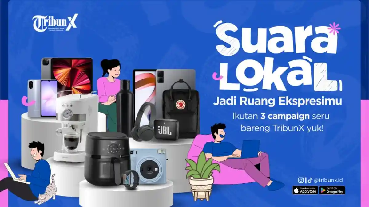 Yuk Ikutan Suara Lokal TribunX, Hadiahnya Jutaan Rupiah