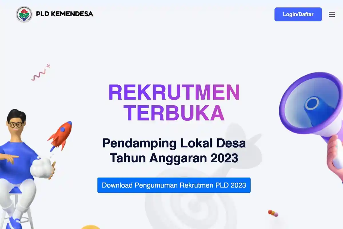 Lowongan Kerja di Kementerian Desa Jadi Pendamping Lokal Desa 2023 untuk Lulusan SMA/SMK hingga S1