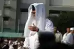 Gubenur Riau Rusli Zainal Sholat Ied di LP Cipinang 