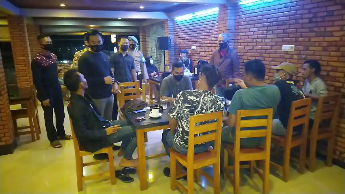 Polres Ogan Ilir Minta Kafe di Indralaya Batasi Jam Operasional, Cegah Kerumunan