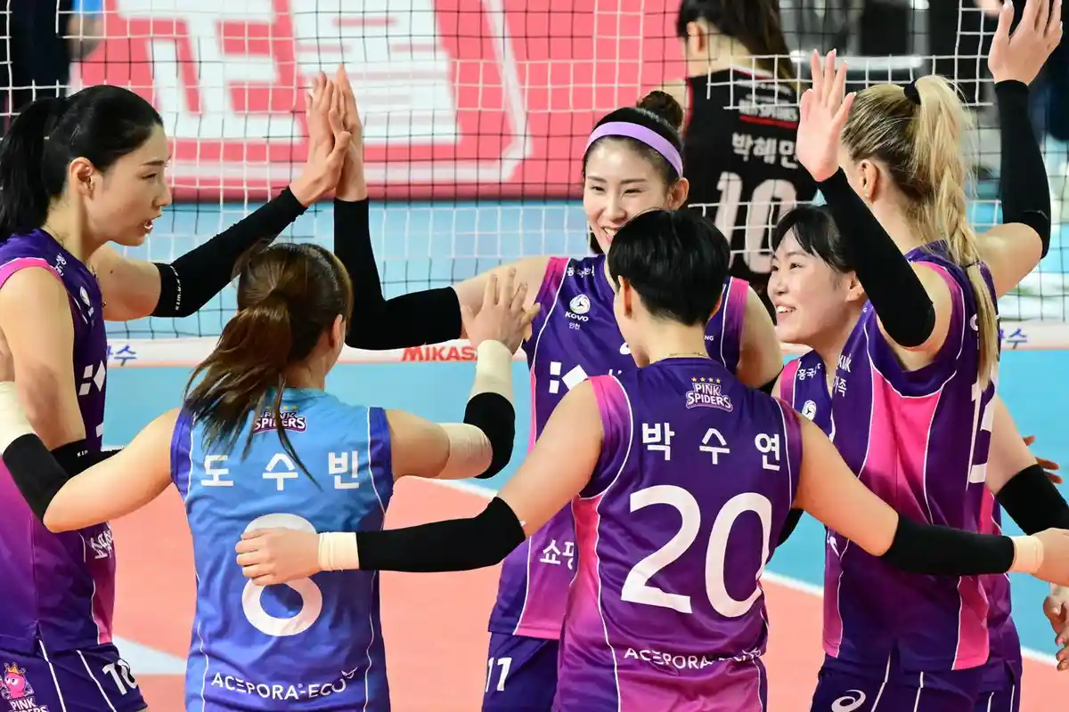 Klasemen Liga Voli Korea: Pink Spiders Cegah Hyundai Hillstate Kokoh Dipuncak