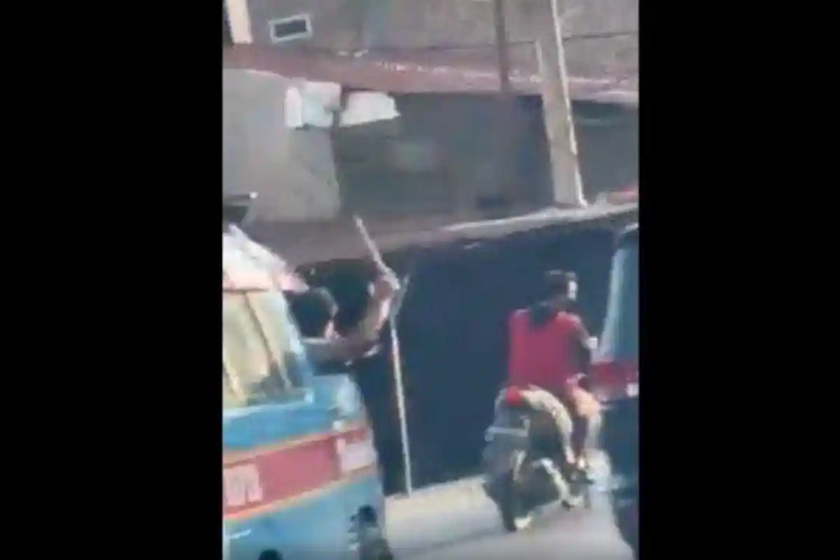 Viral Sopir Angkot di Medan Ngamuk Kejar Mobil Pribadi, Polisi: Ada 1 Perempuan Ludahi Pelaku