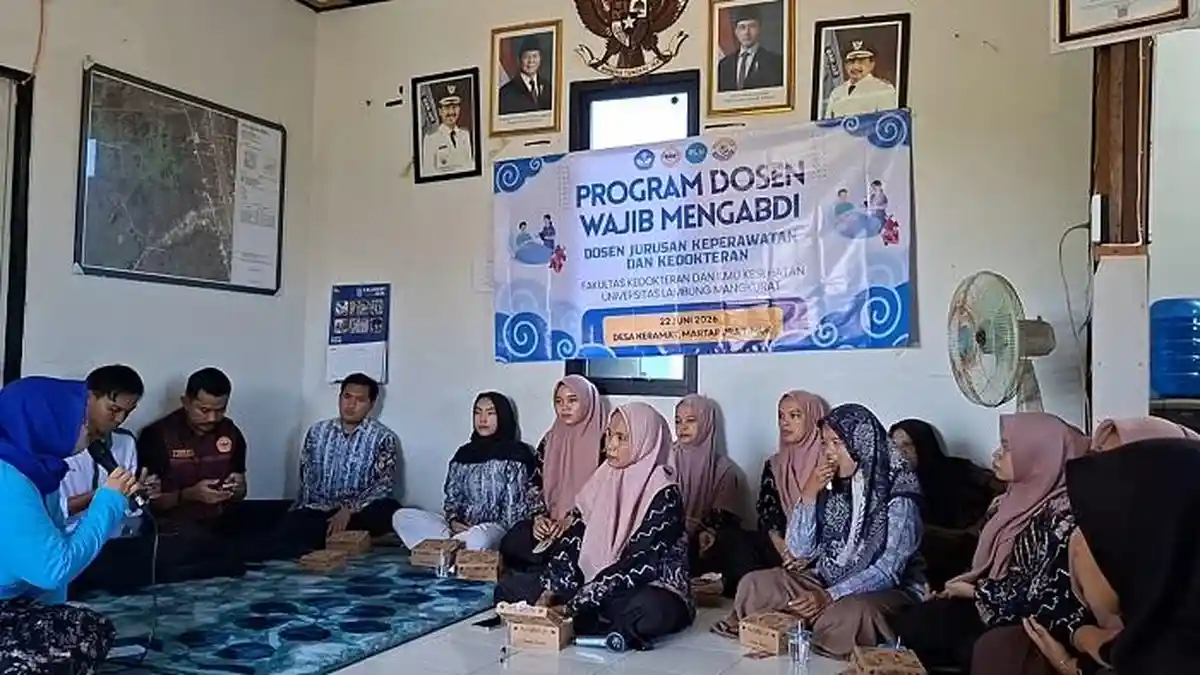 Pengabdian di Desa Keramat, PDWA FKIK ULM Tingkatkan Pasien Kronis melalui Pendekatan Holistic Care - Banjarmasinpost.co.id