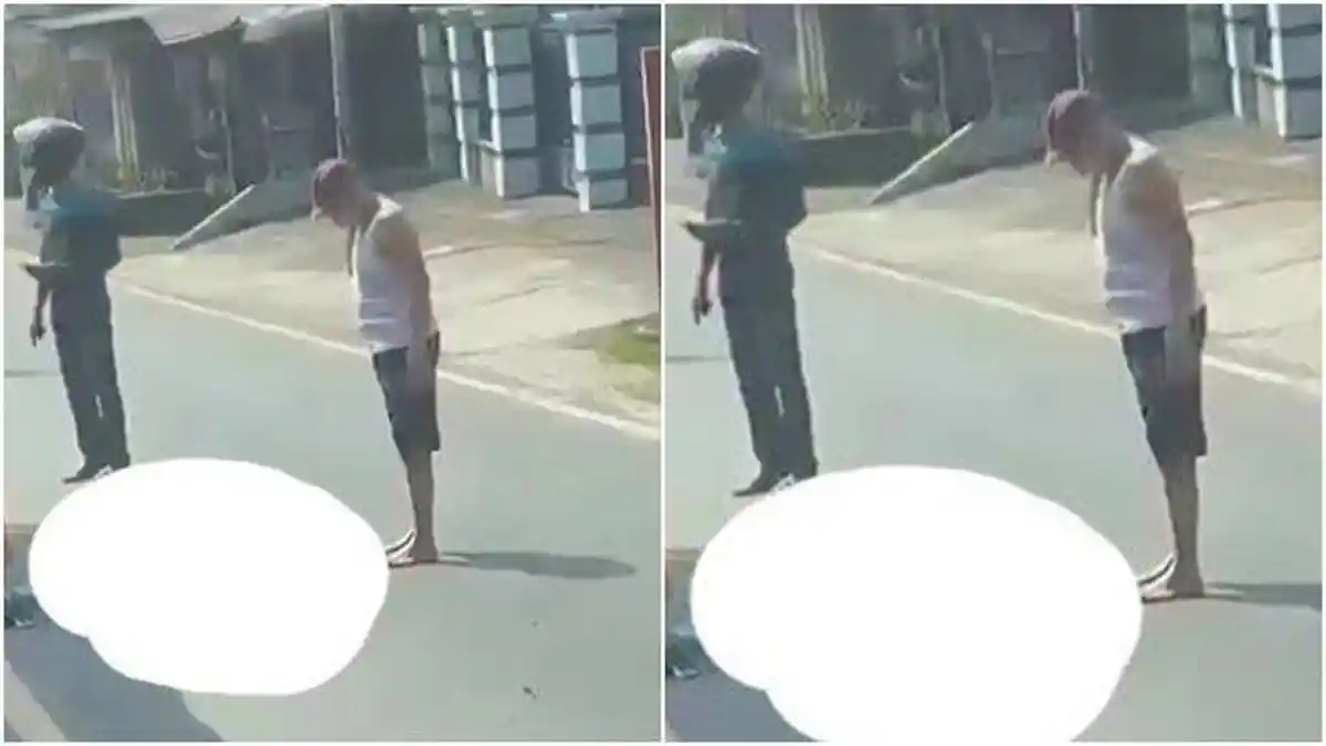 Kecelakaan Maut, Seorang Pemotor Tewas, Tabrakan 2 Motor Lalu Korban Jatuh Tertabrak Truk