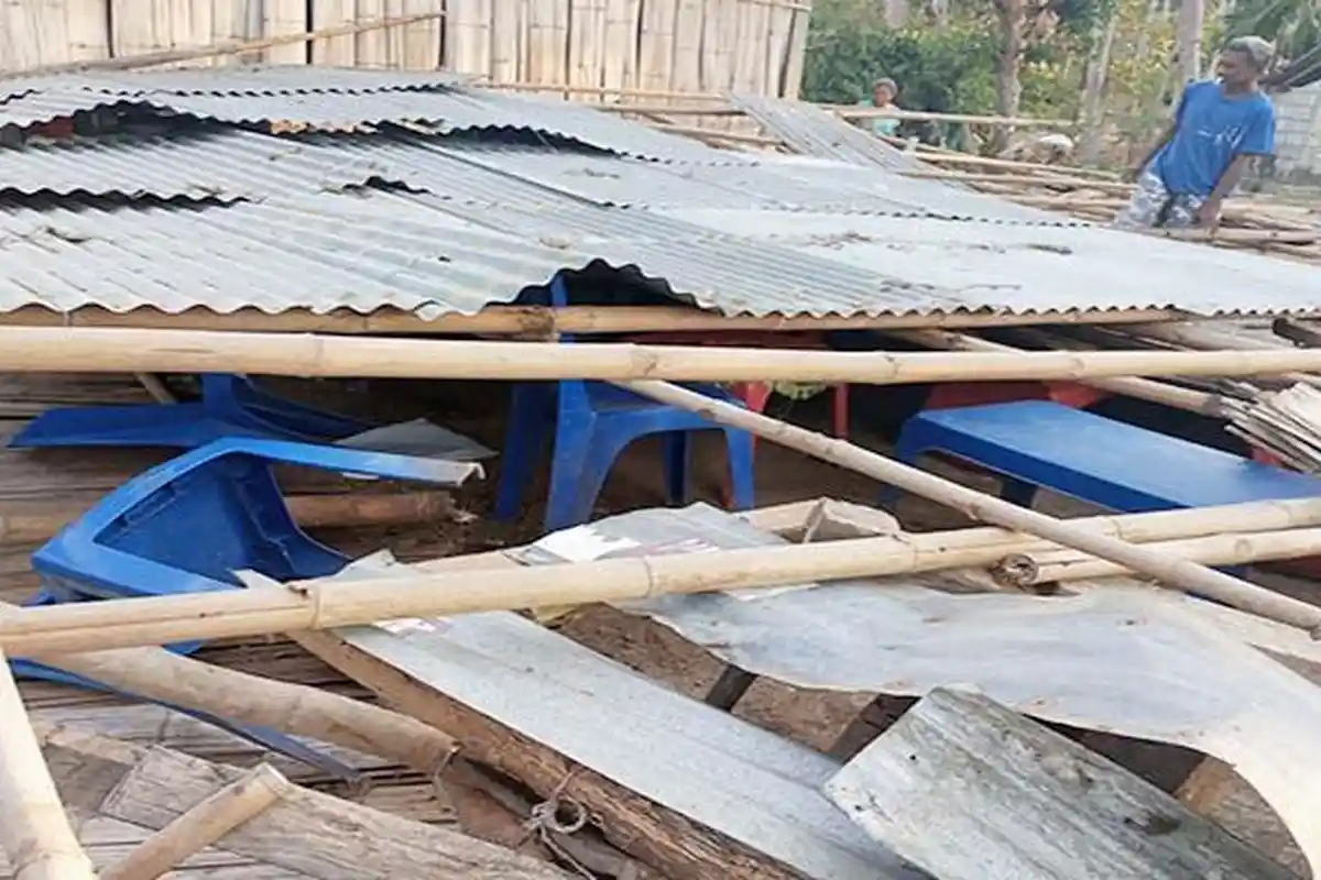Gempa NTT M 6,6 Rumah Warga Amfoang Ambruk, Nehemia Kaget Rumah Rata Tanah