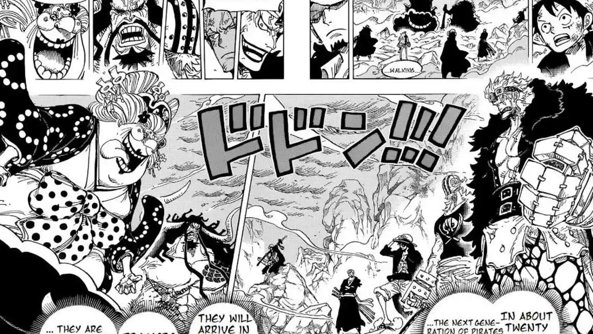 Bocoran One Piece 1001 The Beginning - Zoro, Luffy, Kid, Killer dan Law Berdarah Kaido dan Big Mom