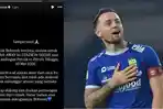 Marc Klok Minta Maaf Usai Ajak Bobotoh ke Stadion Segiri Samarinda Tonton Laga Persija vs Persib