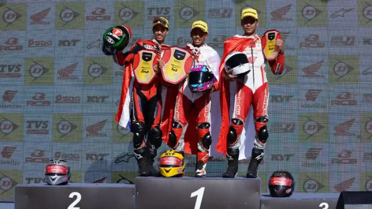 CBR250RR Produksi AHM Tak Terbendung Jadi Jawara Asia di ARRC 2023