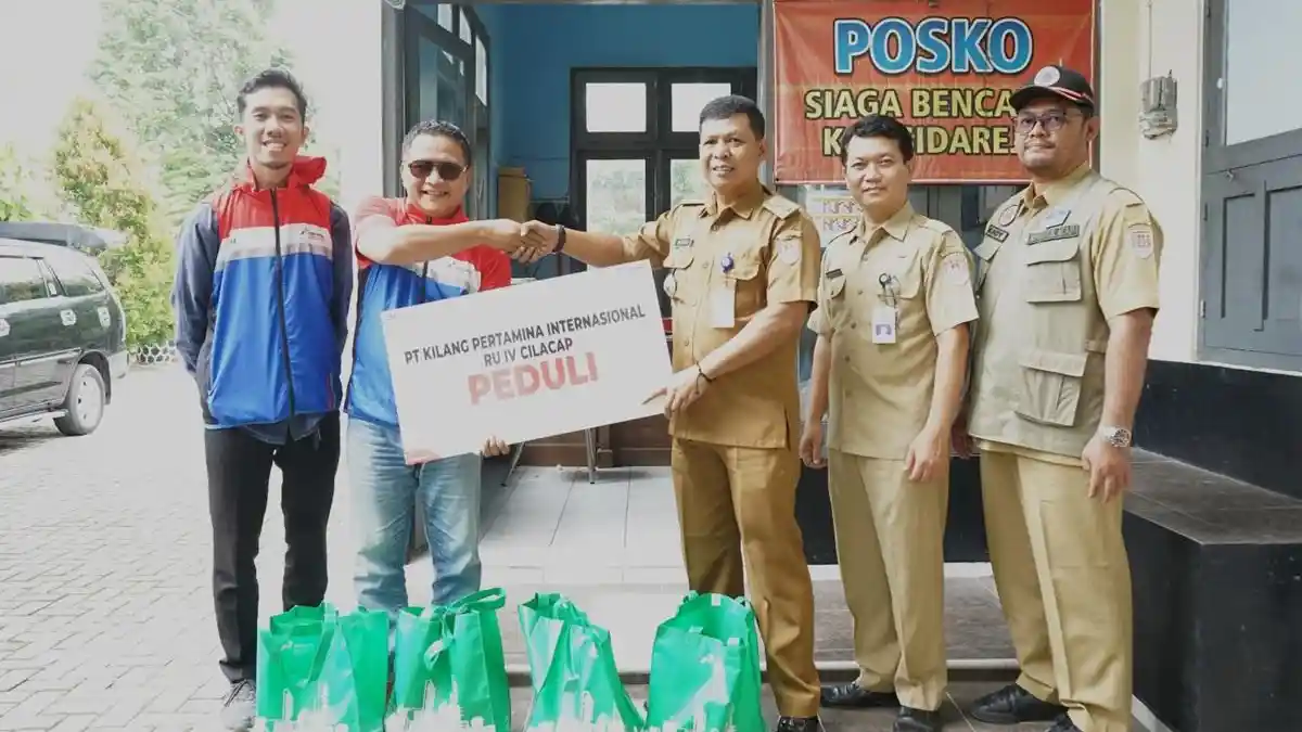 Kilang Pertamina Cilacap Salurkan Bantuan Penanganan Pascabanjir