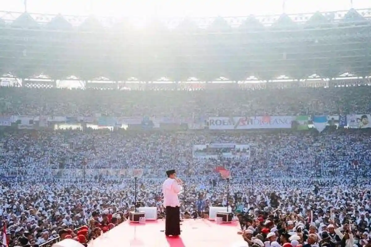 Ucapkan Terimakasih Lewat Twitter, Sandiaga Uno Bersyukur Banyak Berkah Saat Kampanye Akbar di GBK