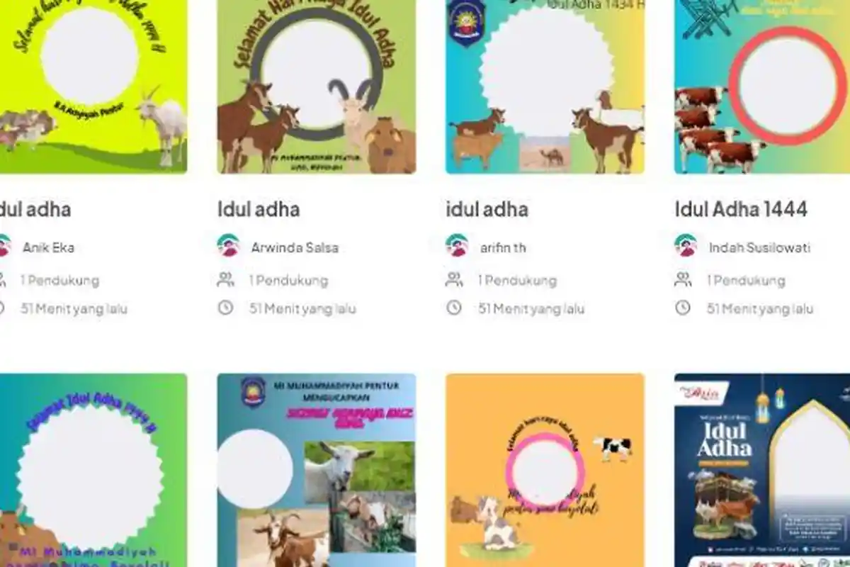 44 Link Twibbon Idul Adha 2023 Bergerak, Sambut Hari Raya dengan Hias Bingkai Foto