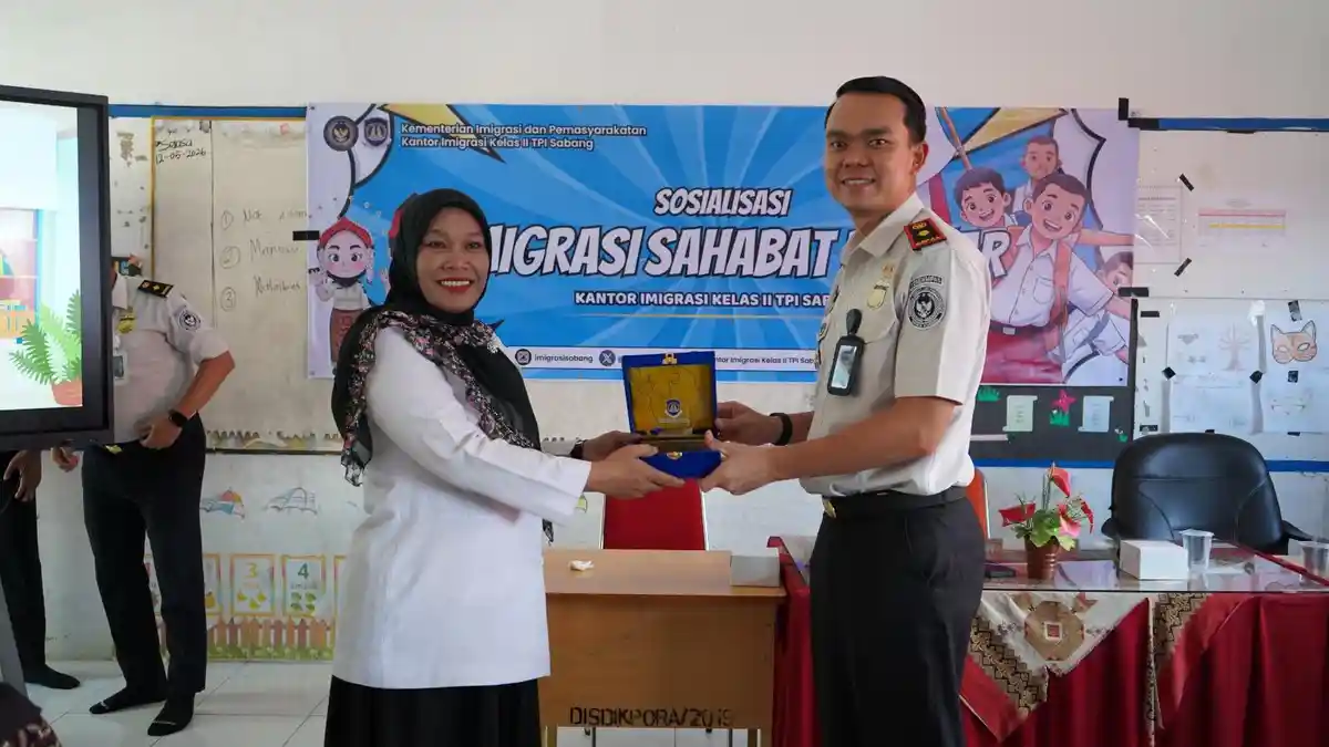 Imigrasi Sabang Perkenalkan Fungsi Imigrasi kepada Pelajar Sejak Dini