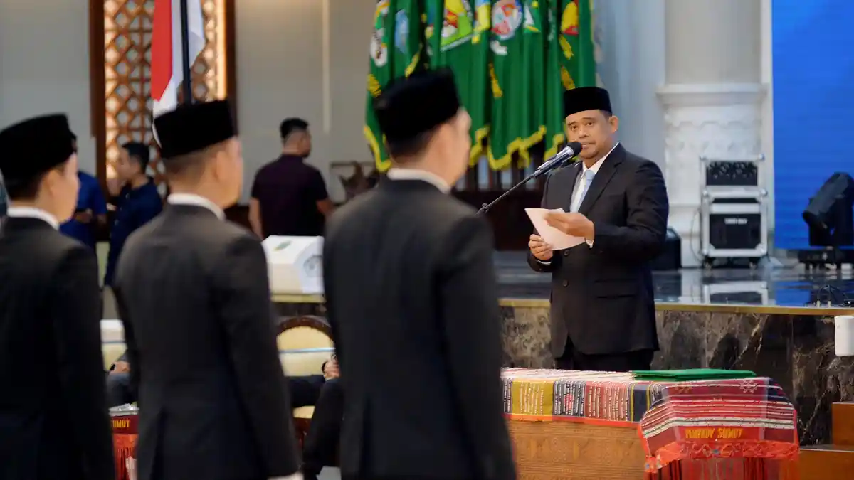 60 Pejabat Pemprov Sumut yang Dilantik Gubsu Bobby Nasution, Berikut Nama-namanya 