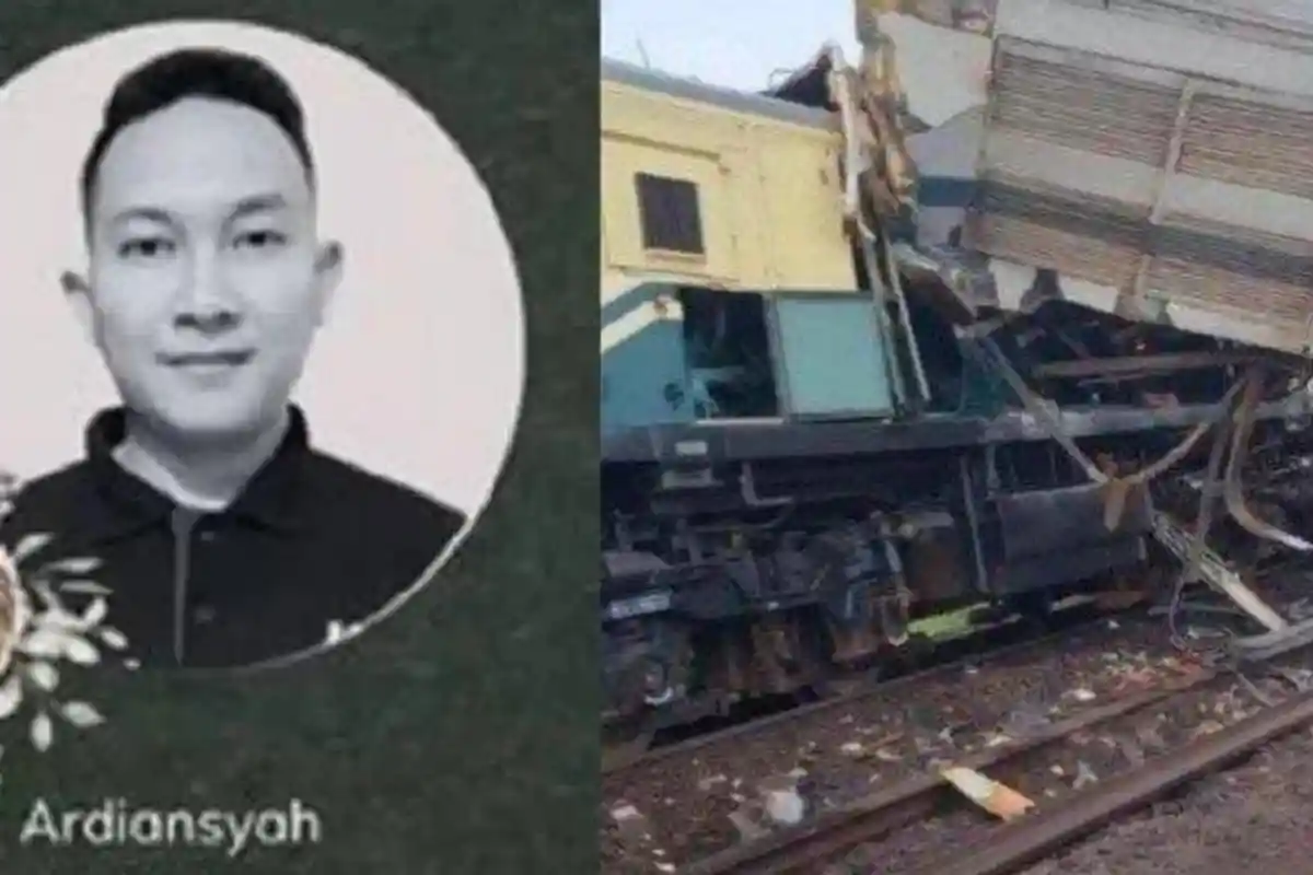 "Jagain Bunda Ya" Pesan Menyentuh Terakhir Ardiansyah, Pramugara yang Meninggal Dalam Tabrakan KA