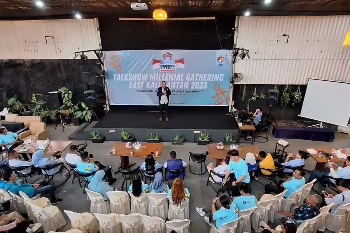 TKD Prabowo-Gibran Kaltim Deklarasi Relawan Gen Z dan Milenial, Seno Aji Singgung Gibranomics