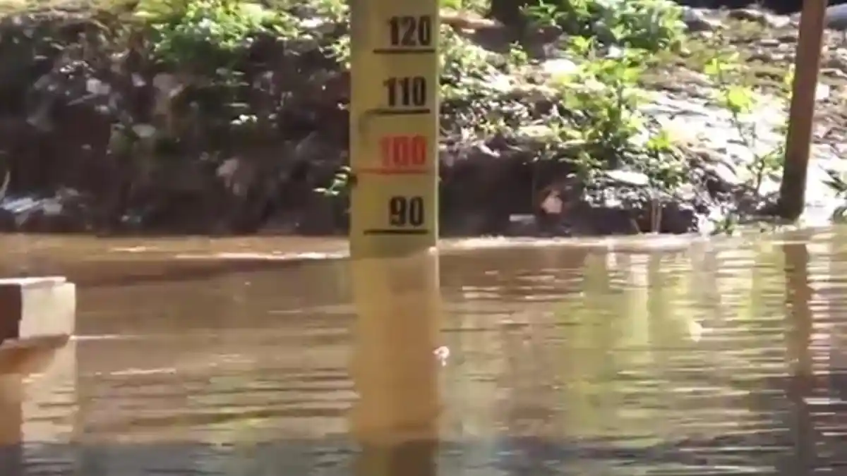 Banjir 90 Centimeter Rendam 4 RT di Pondok Pinang Sejak Semalam, Kali Pesanggrahan Meluap