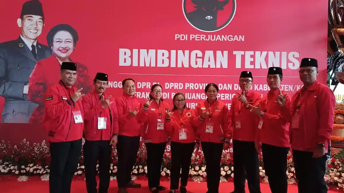 Fraksi PDIP Klungkung Kompak Hadir Bimtek PDIP Di Bali, Belajar Ekonomi Global Hingga AI