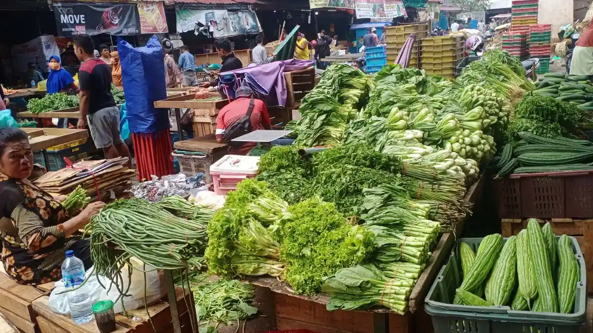 DAFTAR Harga Sayuran di Pasar Tos 3000 Batam, Sudah 7 Hari Harga Terus Turun