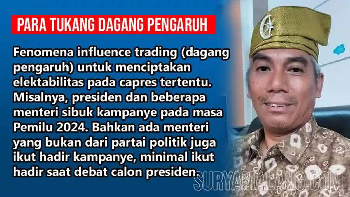 UU Pemilu Perlu Direvisi untuk Cegah Fenomena Para Tukang Dagang Pengaruh