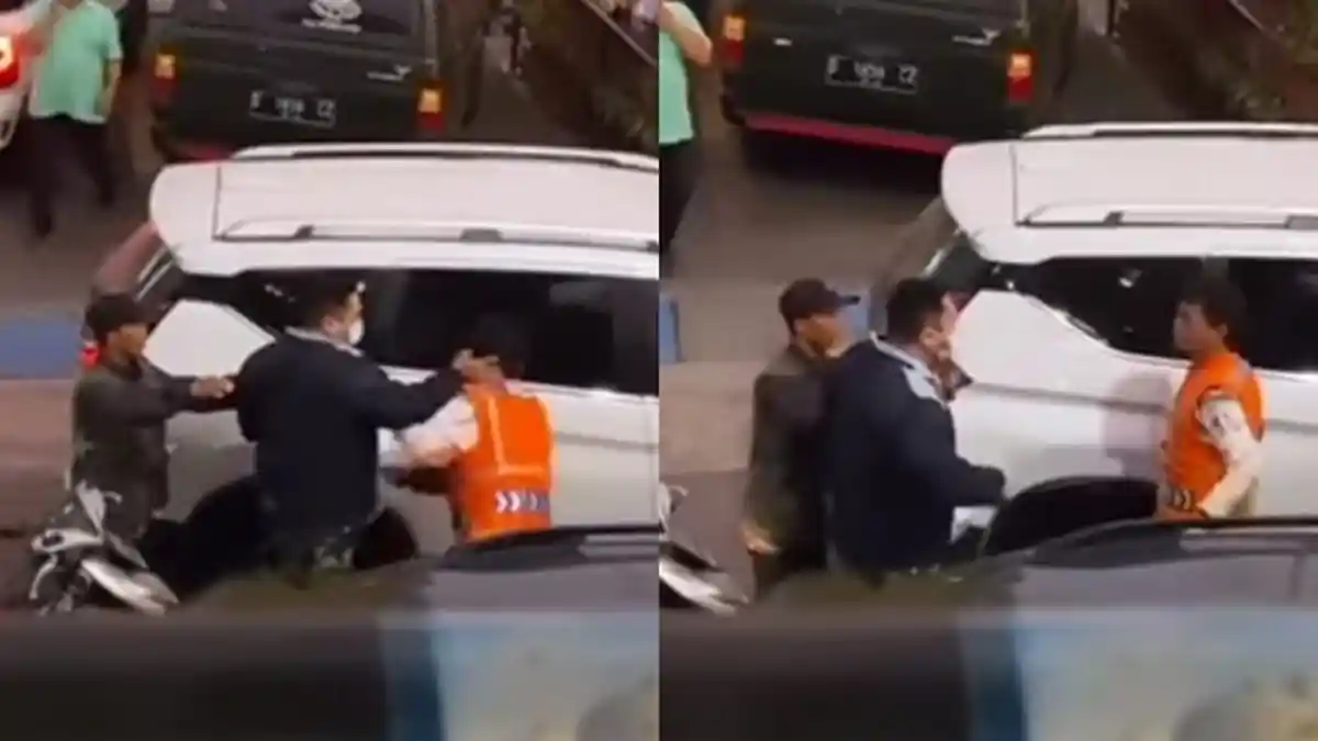VIRAL Pria Celana Loreng Pukul Kepala Tukang Parkir di Jalan, Ahmad Sahroni: Norak Ini Manusia!