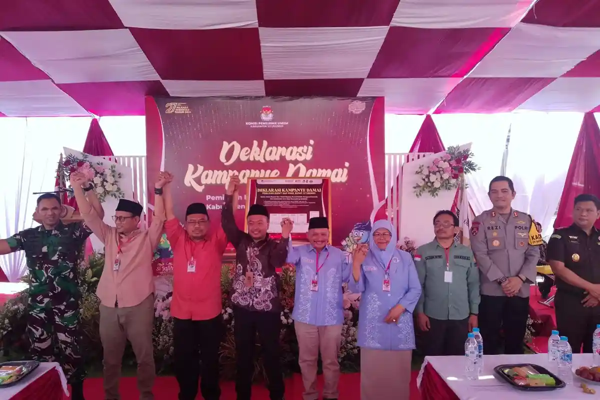 Paslon Rio-Ulfi Tidak Hadiri Deklarasi Kampanye Damai Pilkada Situbondo 