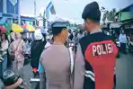 Polres Kapuas Hulu Jaga Keamanan Pasar Juadah di Putussibau