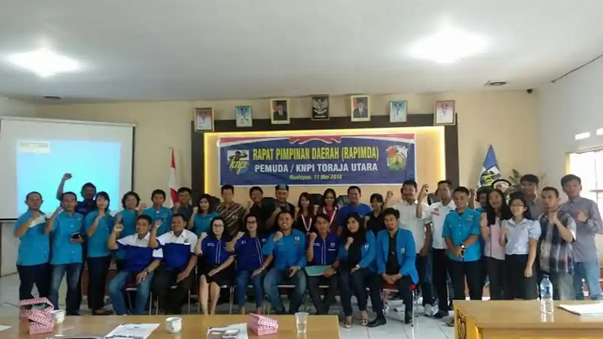 KNPI Toraja Utara Gelar Rapimda I, Brikken Kenalkan Calon Pengganti