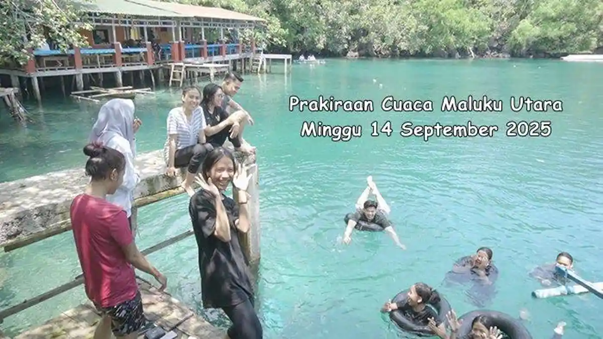 Prakiraan Cuaca Maluku Utara, Minggu 14 September 2025: Potensi Hujan Ringan - Lebat di Ternate