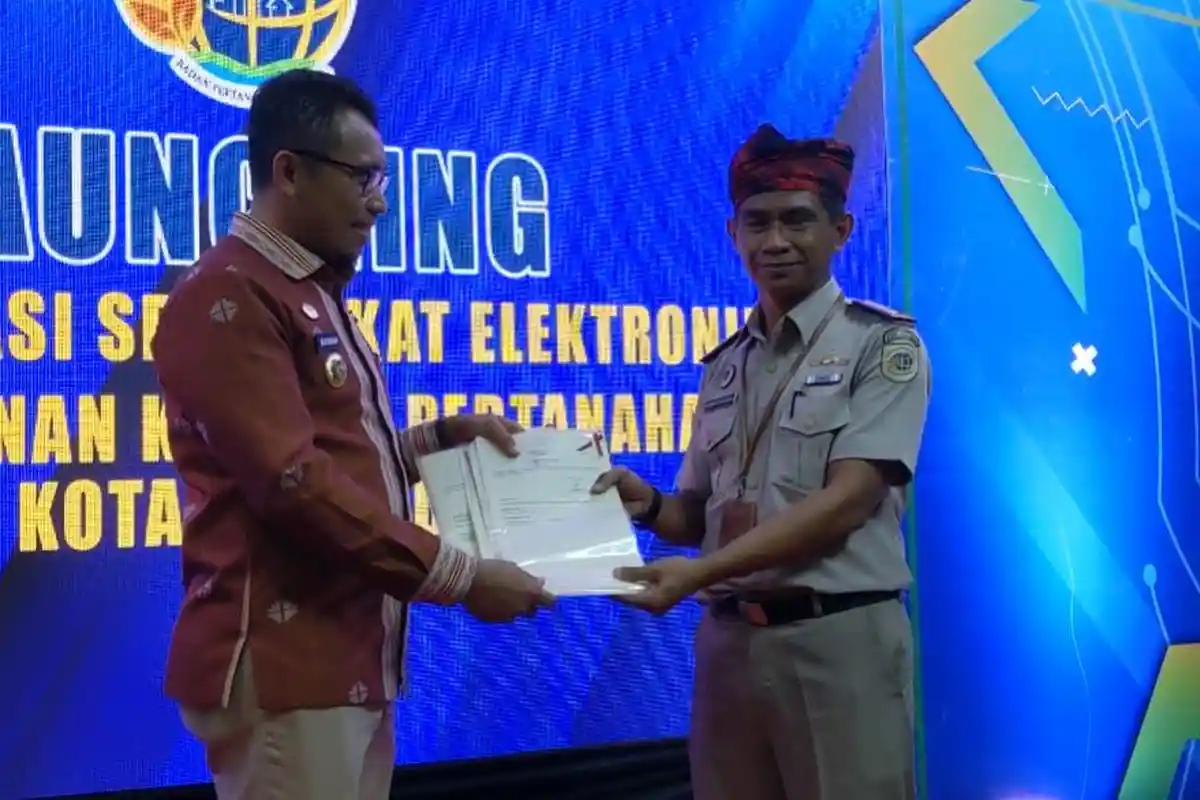 Mulai 1 Juni 2024 Sertifikat Tanah di Baubau Sulawesi Tenggara Beralih Jadi Sertifikat Elektronik