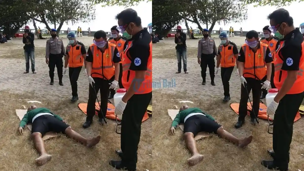 Pria yang Ditemukan Tewas di Kawasan Pantai Bali Beach Sempat Menerima Telepon