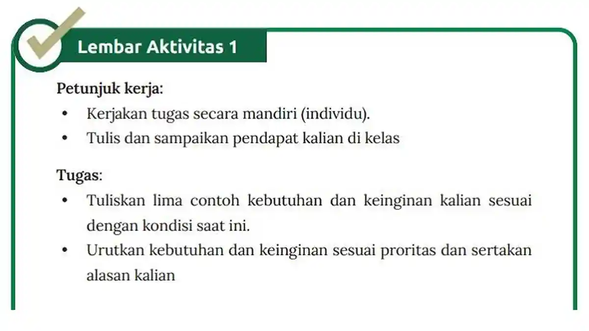 Kunci Jawaban IPS Kelas 10 Halaman 153 154 Kurikulum Merdeka: Lembar Aktivitas 1