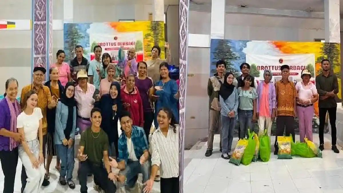 FC Brotus Hadirkan Kepedulian Lewat Program Brotus Berbagi untuk Penyintas Kanker NTT