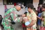 Satgas TMMD Ke-107 Gandeng Puskesmas Senggo Berikan Layanan Kesehatan Warga Epem