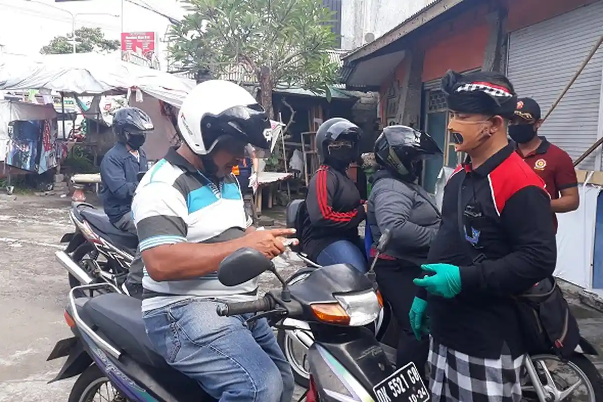 PSBB di Denpasar, Tak Ada Penjagaan Pintu Masuk