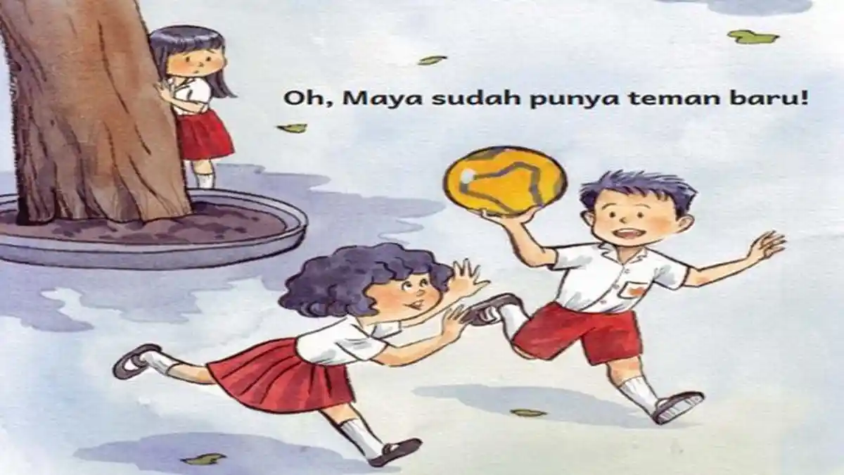 Soal BAB 5 Bahasa Indonesia Kelas 1 SD Semester 2 Kurikulum Merdeka dan Kunci Jawaban, Teman Baru