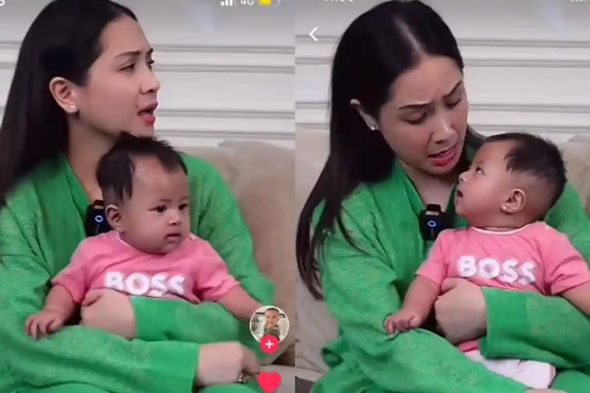 Nagita Slavina Ajak Baby Lily Ikut Live Jualan di TikTok, Panggil dengan Sebutan Teteh