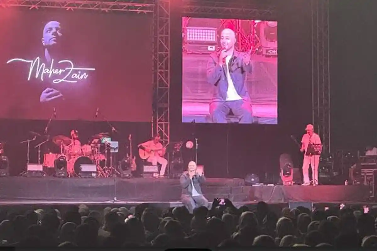 Maher Zain & Harris J Pukau Penggemar di Surabaya, Bawa Lagu Hits Hingga Ajak Penonton Naik Panggung