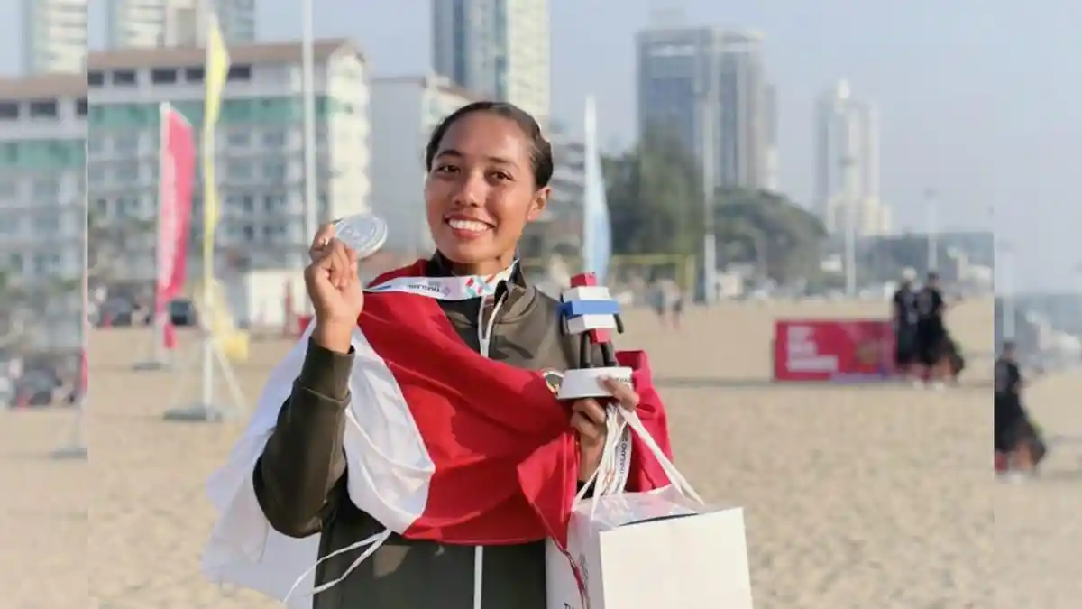 Bripda Arni, Polwan Berprestasi Raih 15 Medali Lomba Dayung Tingkat Nasional hingga Internasional