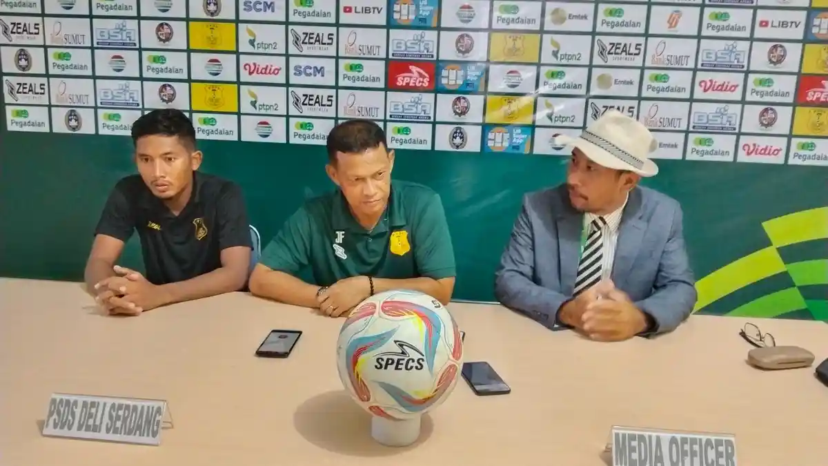 Kalah Lawan Semen Padang, Pelatih PSDS Deli Serdang Sebut Hilang Keseimbangan di Babak Kedua