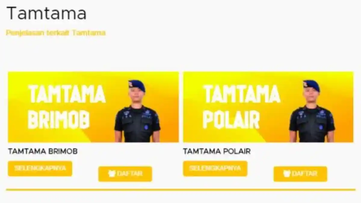 Berminat Daftar Tamtama 2020? Ini Syarat dan Cara Pendaftarannya, Akses Link penerimaan.polri.go.id