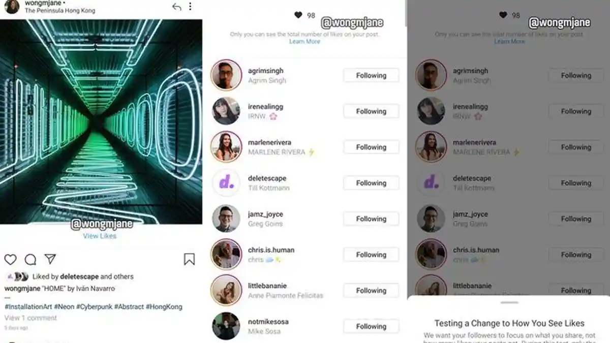 Popularitas Selebgram Terancam, Instagram Akan Sembunyikan Jumlah Like