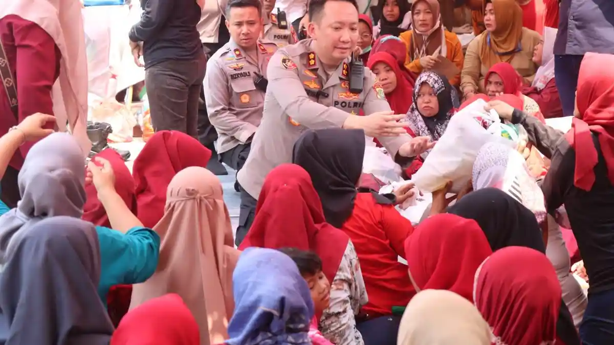 Memperingati May Day, Polres Tangsel Beri Bantuan dan Dialog Bersama Buruh PT GII