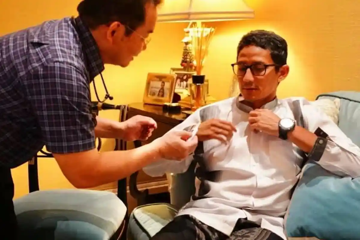 Kesehatan Sandiaga Uno Berangsur Membaik, Tak Lagi Pucat dan Sudah Kembali Berolahraga