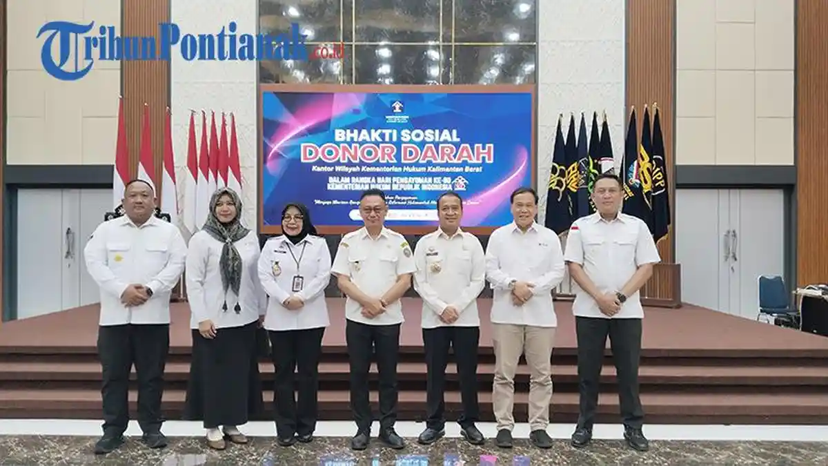 Dari Bakti Sosial hingga Donor Darah, Begini Cara Kemenkumham Kalbar Rayakan Hari Pengayoman