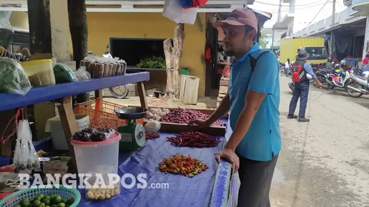 Faktor Cuaca Harga Cabai Rawit Merah di Bangka Barat Melambung Hingga 78,18 Persen