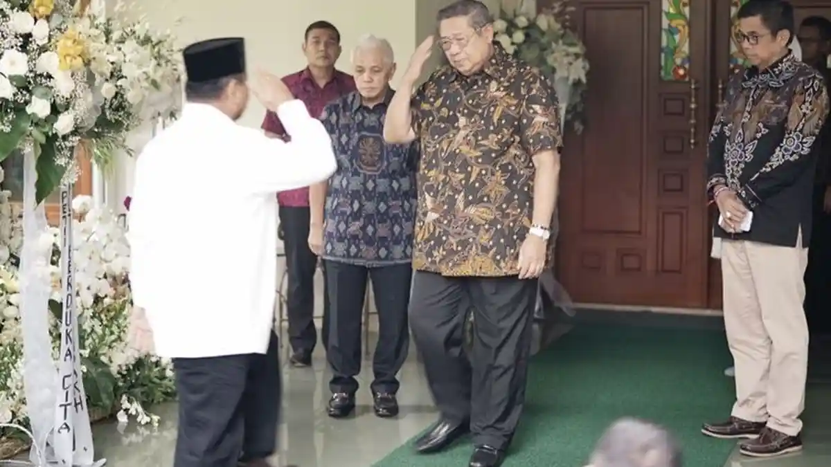 Prabowo Penuhi Janji Melayat Ani Yudhoyono, Langsung Datang ke Rumah SBY di Cikeas