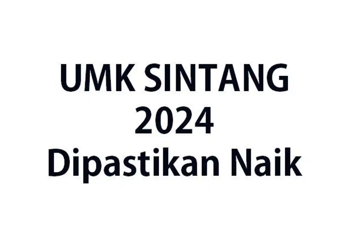 UPDATE Terbaru UMK Sintang Tahun 2024, Cek Berapa Persen Kenaikan Upah UMK Sintang Sekarang